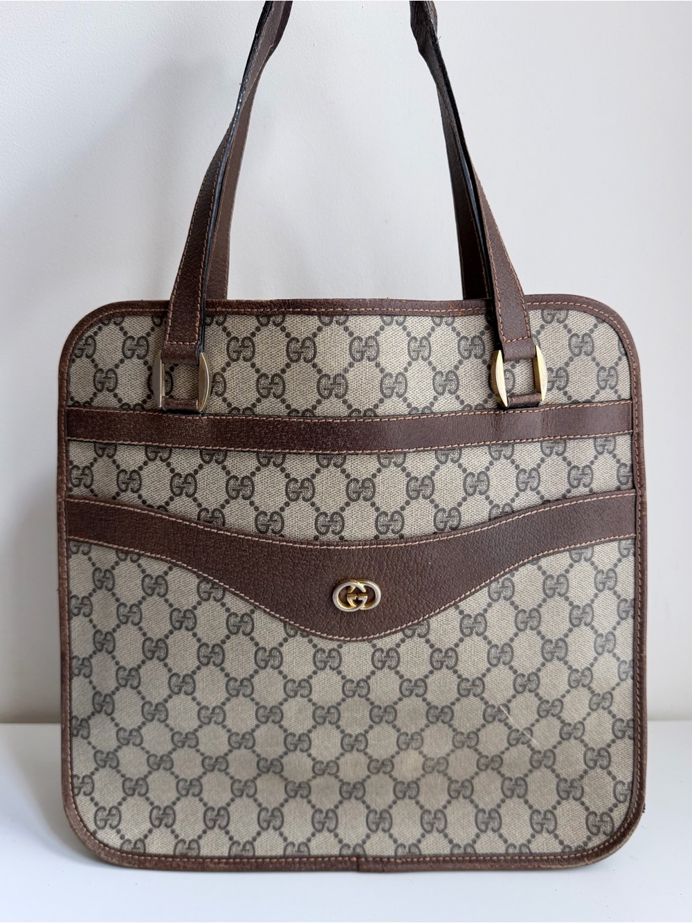 Authentic Gucci GG Monogram Vintage Shoulder Bag